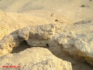 Close-up of a chert blade found in the Rohri Hills, a testament to early craftsmanship.
