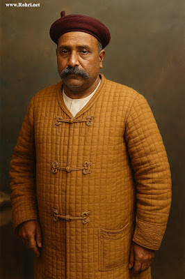 Bal Gangadhar Tilak, the Father of Indian Unrest and Historical Seth Diyaram Dharamshala, Rohri, Sindh Portrait of Bal Gangadhar Tilak, Indian freedom fighter and Seth Diyaram Dharamshala in Rohri, where Tilak spoke in 1922