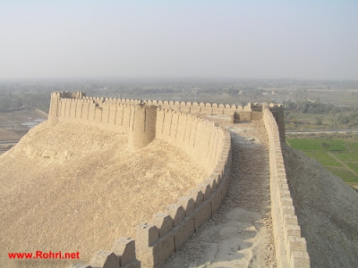 Historical water reservoir at Kot Diji Fort.