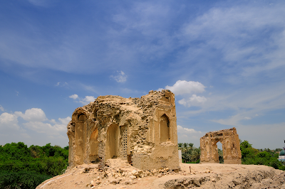 Architectural details of Muhammad Bin Qasim Mosque ruins Architectural details of Muhammad Bin Qasim Mosque ruins