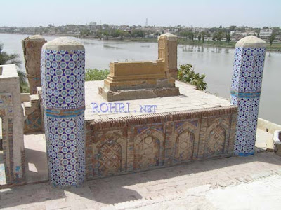 Ancient Sathain Passage: Mughal-Era Architecture in Sindh Rock-cut passage and tile-adorned chambers of the Sathain structure at Satyan Jo Astano, Rohri.