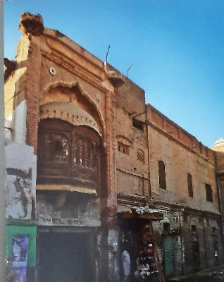 Main Gate of Seth Diyaram Dharamshala, Rohri Main gate of Seth Diyaram Dharamshala in Rohri, Sindh, showcasing historical architecture