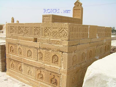 Hidden Cave of the Seven Sisters: A Sacred Site in Rohri Sacred cave entrance at Satyan Jo Astano, believed to house the graves of the seven mystic sisters.