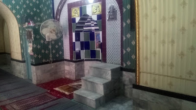 Mihrab of Takay Wale Masjid in Sukkur, indicating the direction of Mecca