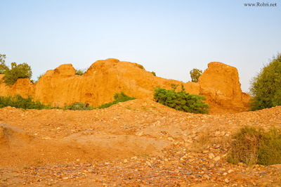 Massive Rock Formations at Aror (Alor) Ancient Ruins Sindh