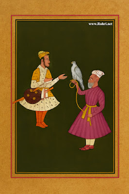 Mir Sadiq Ali Shah – Sindh’s Noble Legacy (1669–1738) Portrait of Mir Sadiq Ali Shah bin Nawab Mir Yaqub Ali Shah (born 10 October 1669 – passed 13 October 1738), depicted in traditional attire, representing Sindh’s noble heritage and Mughal-era falconry culture.