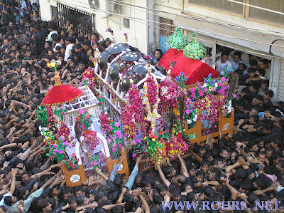 9 Muharram in Rohri 2025: Shama Gul, Matam, and Tazia Procession